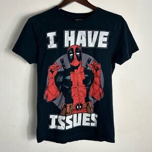 Deadpool I have issues Shirt DC Black